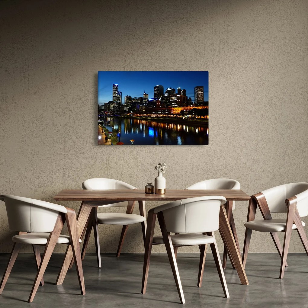 Éjszaka Melbourne-ben (90x60 cm)