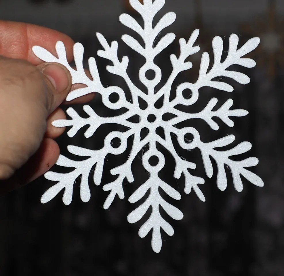 Áttört medál karácsonyi dekoráció Hópehely szirom