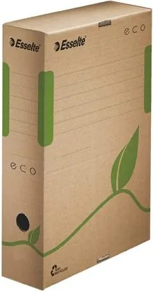 Archiválódoboz, A4, 80 mm, karton, ESSELTE Eco, barna (E623916)