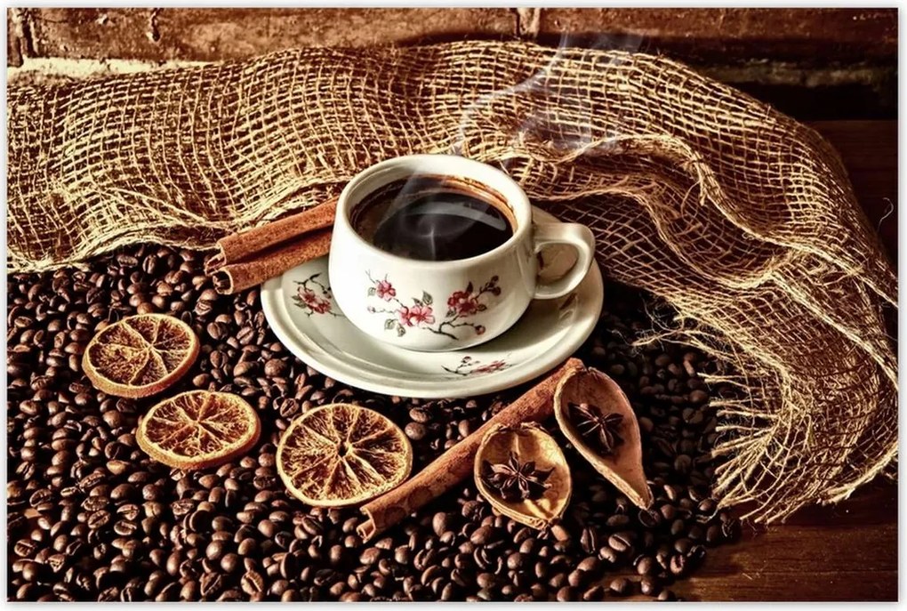 Poszterek 120x80 Kávéscsésze vaníliával