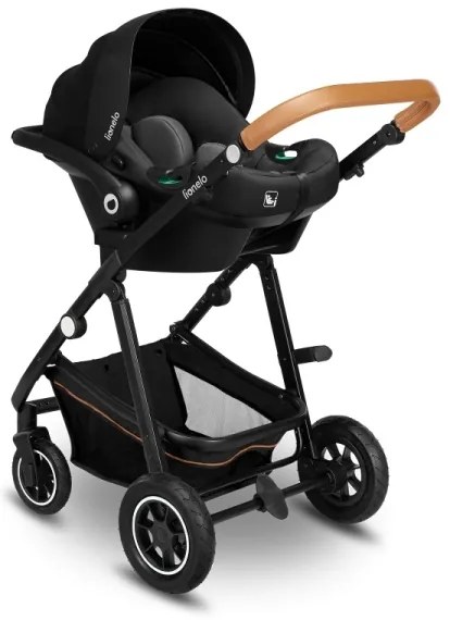 Lionelo - AMBER kombinált 3 az 1-ben babakocsi szürke grafit