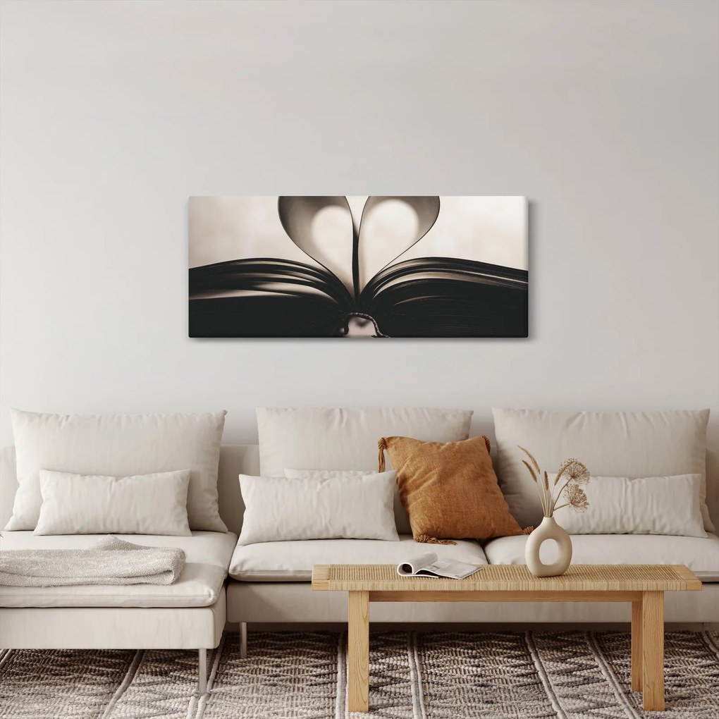 A könyv képe (120x50 cm)