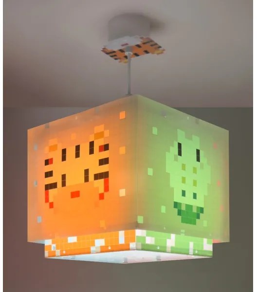 Dalber 63372 - Gyerek csillár LITTLE PIXEL 1xE27/15W/230V