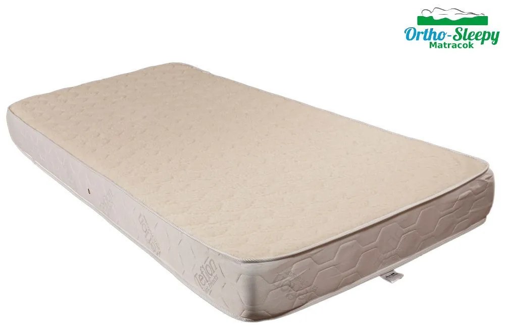 Ortho-Sleepy Strong Memory 19 cm magas ortopéd vákuum matrac 2 cm memory gyapjú huzattal / 100x200 cm