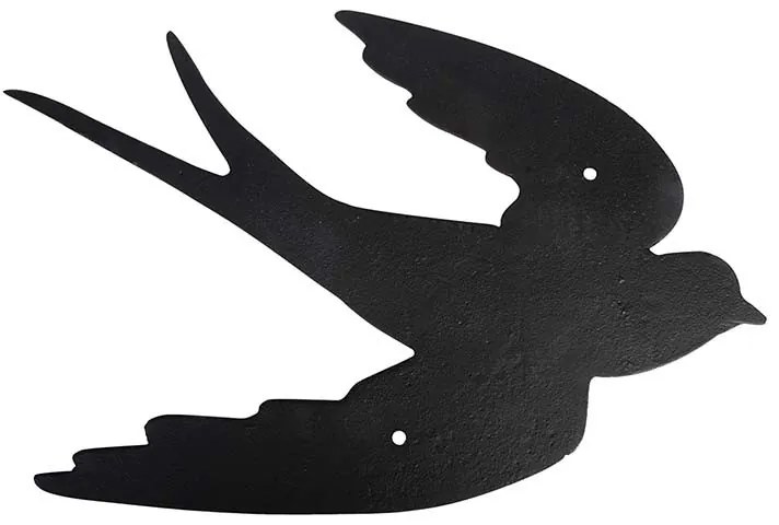 Öntöttvas fecske dekoráció, A, 38 cm