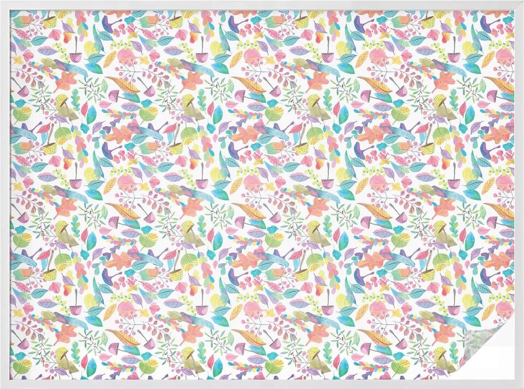 Öntapadós Ablakfólia Adatvédelem Színes kompozíció 200x146