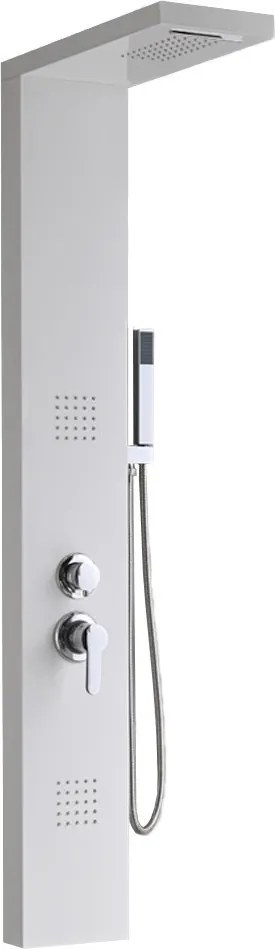 Malaga White hidromasszázs zuhanypanel