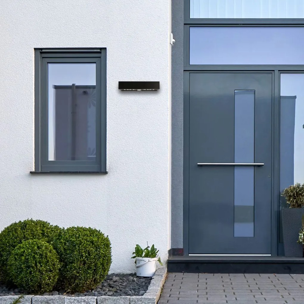 EKO LIGHT EKO9181 BRICK Modern Kültéri Fali Lámpa Fekete LED IP65