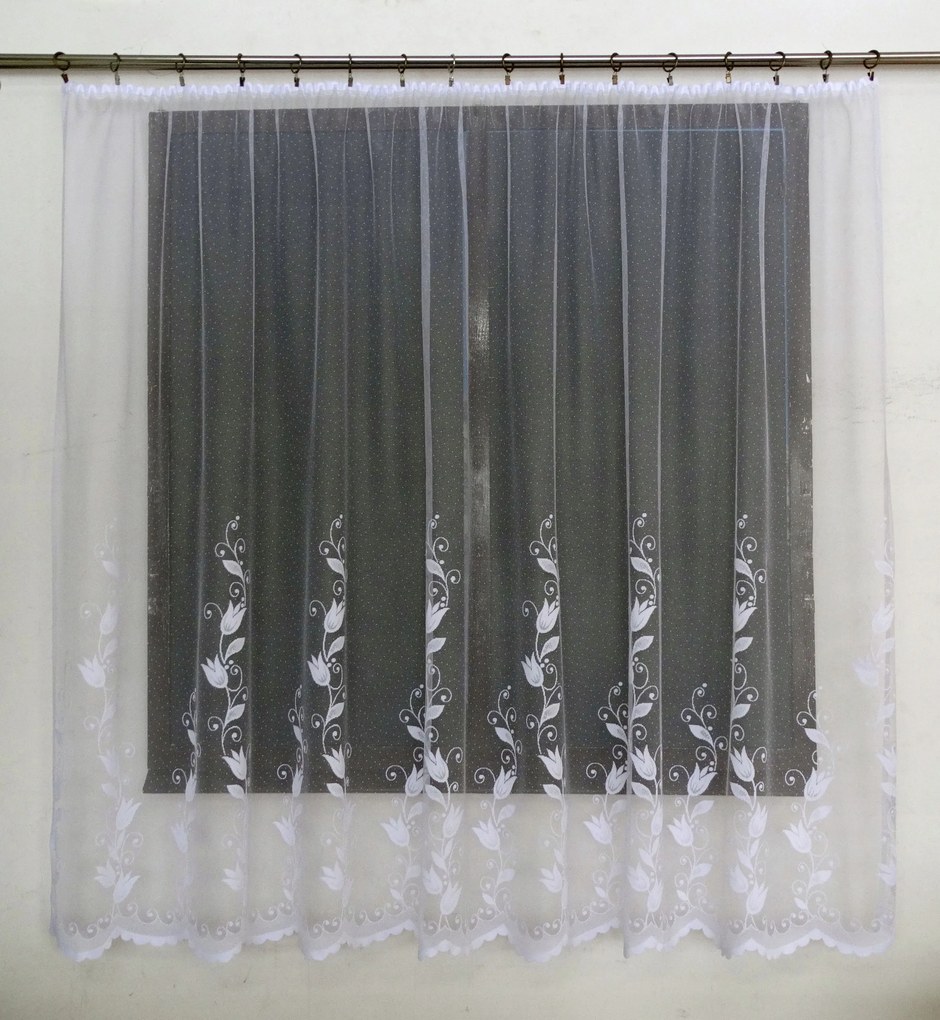 Mg Függöny jacquard 48/100 350X250 kész, K szalaggal