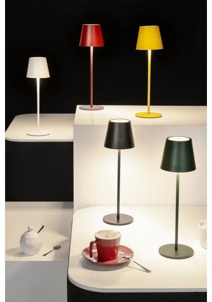 Kanlux 36322 - LED Dimmelhető asztali lámpa INITA LED/1,2W/1800 mAh IP54 piros