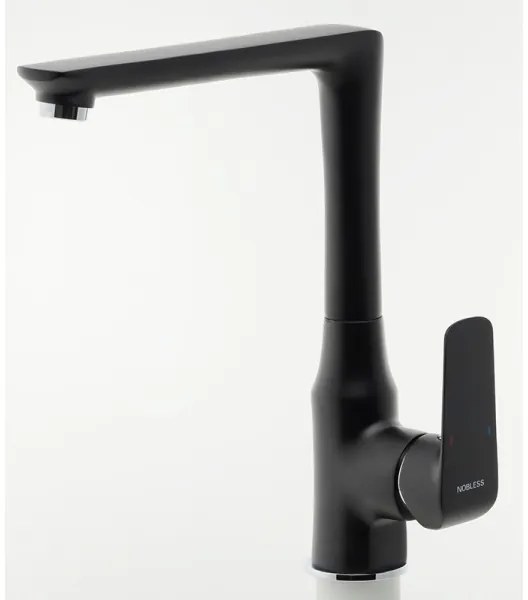 Novaservis - NOBLESS TINA fekete mosogató csaptelep
