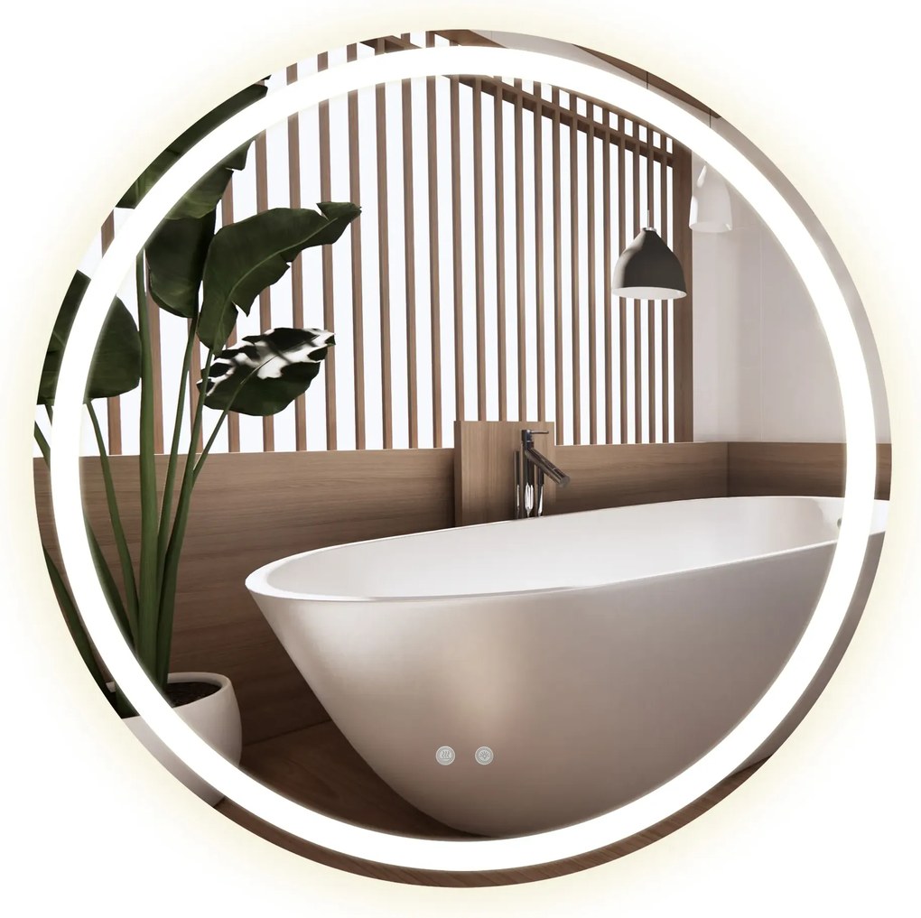 Tutumi Rea, fürdőszoba LED tükör 80cm BAS P11242, HOM-05520