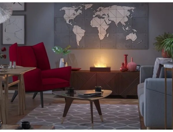 InFire - BIO kandalló 8x40 cm 3kW fekete