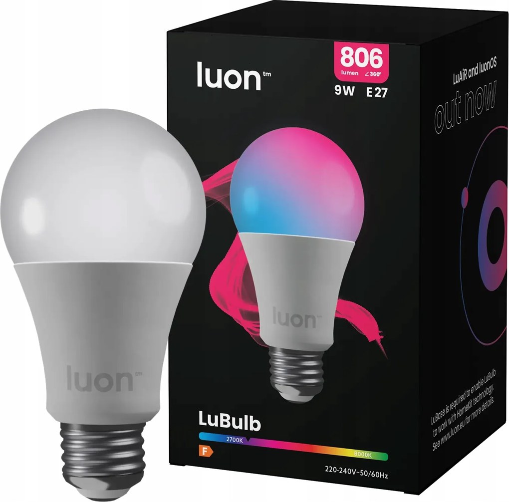 LuON LuBulb Led izzó E27 Rgb smarthome HomeKit