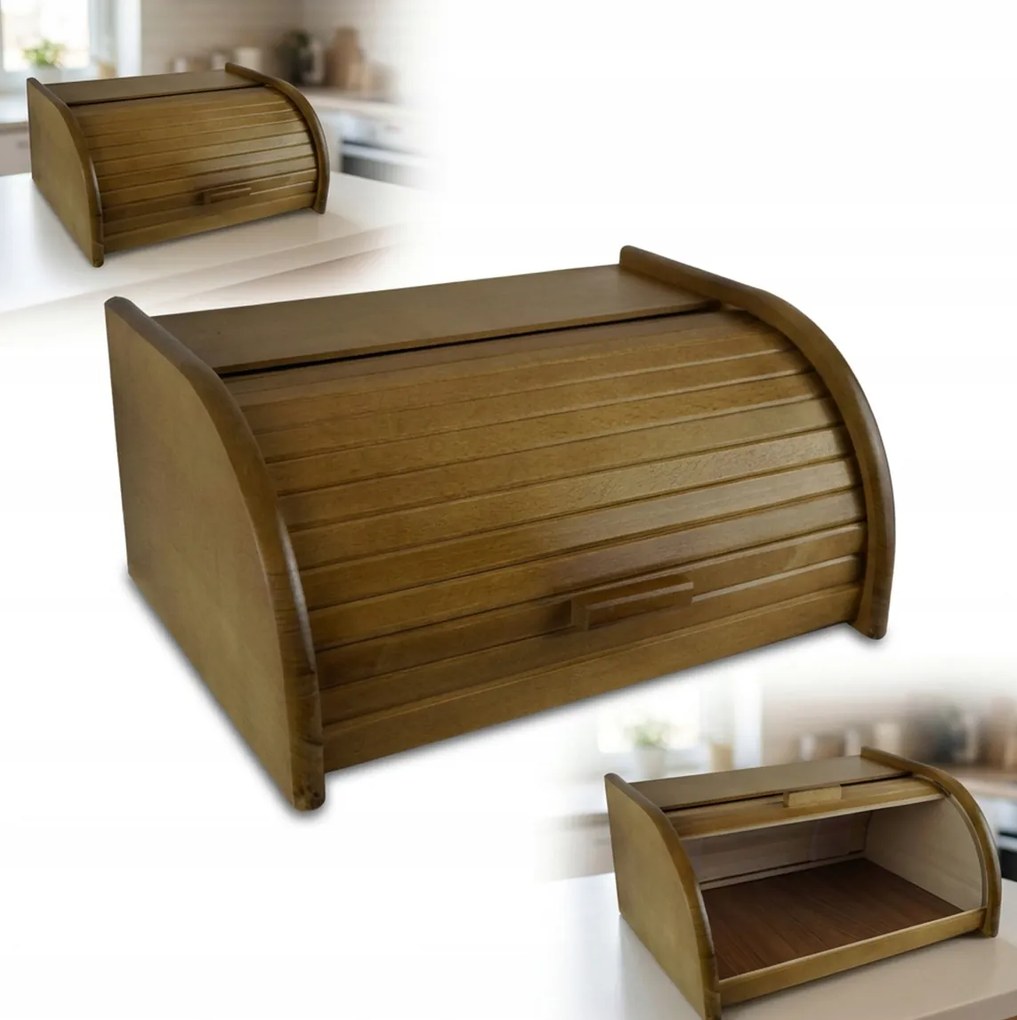 Fa Kenyértartó Kicsi Tölgy 31x26x16cm Lengyel