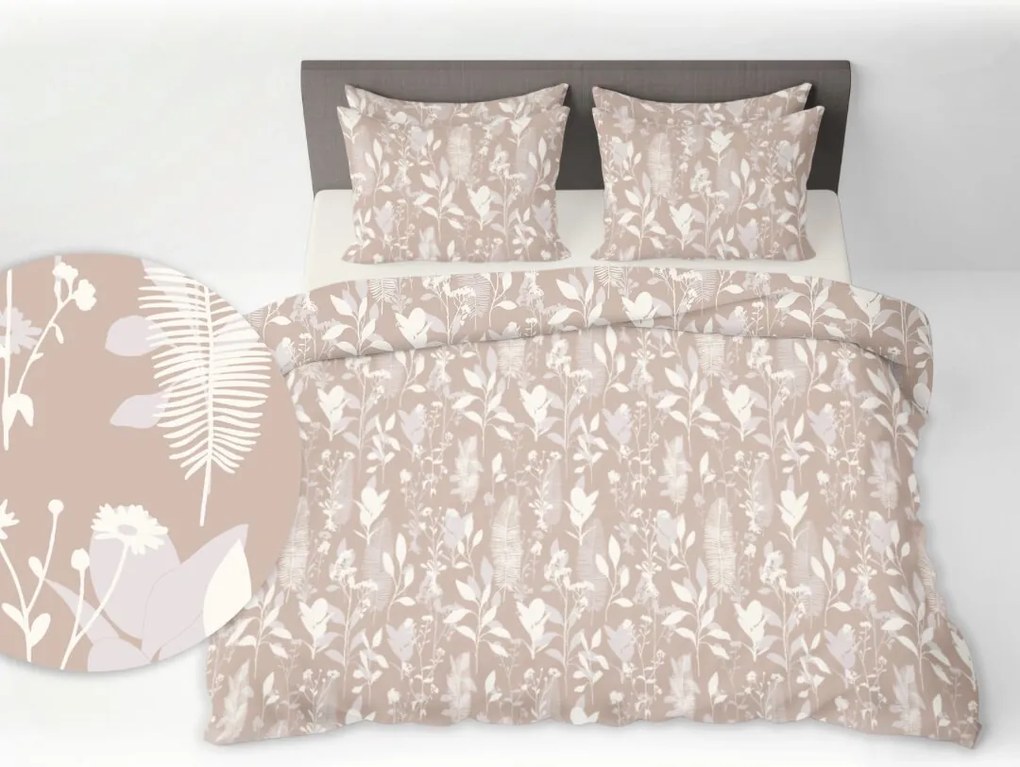 Meadow krepp ágyneműhuzat TiaHome - 1x Párna 90x70cm, 1x Paplan 140x200cm