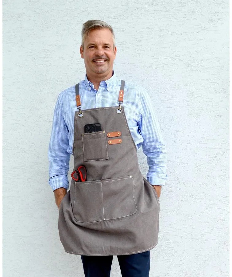 RCK Vastag vászon BBQ kötény 68*75 cm 40235