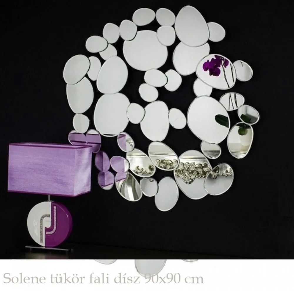Solene tükör fali dísz 90x90 cm