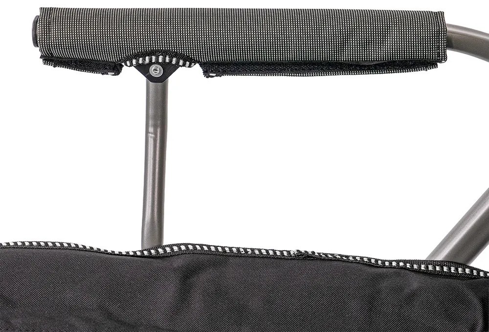 Leziter Comfort karfás horgász szék pohártartóval szürke