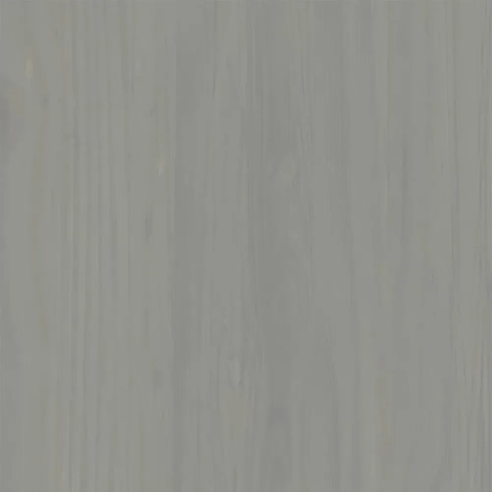 VIGO szürke tömör fenyőfa TV-szekrény 106 x 40 x 40 cm