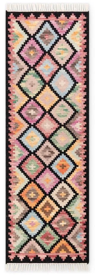 Kétoldalas kézi szövésű gyapjú futószőnyeg 60x190 cm Kamal Zara – Nouristan