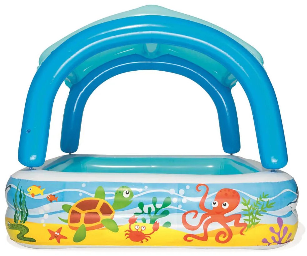 Bestway 52192 kék szín? véd?tet?s gyerekmedence 140 x 140 x 114 cm
