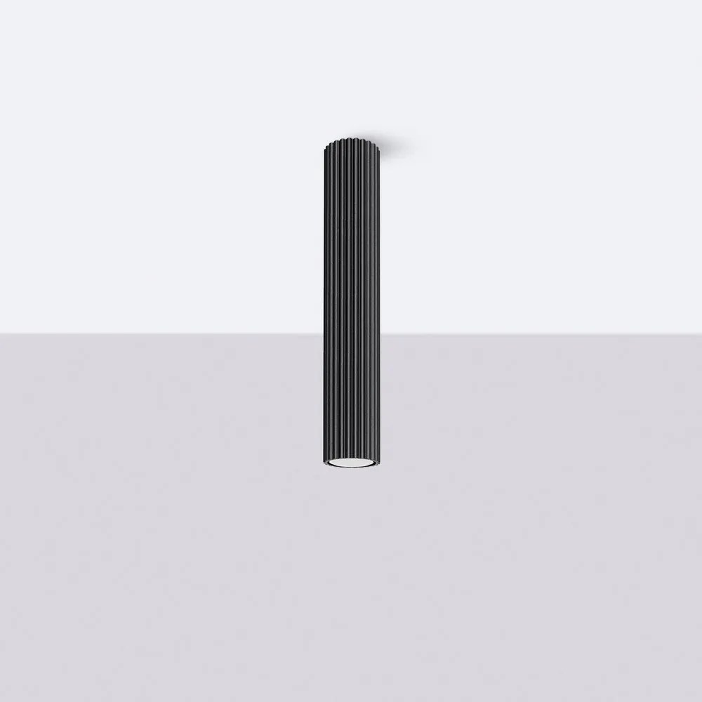 Fekete spotlámpa Gleam – Sollux