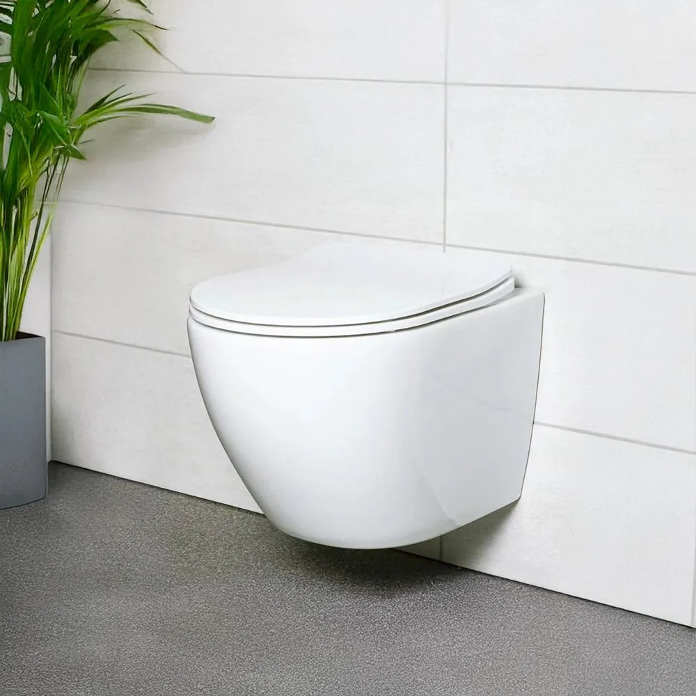 Delano fali rimless WC soft-close ülőkével