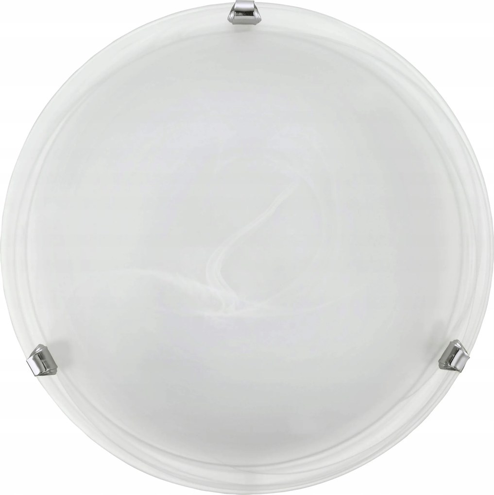 Kerek plafon Eglo 30 x 30 cm fehér, ezüst