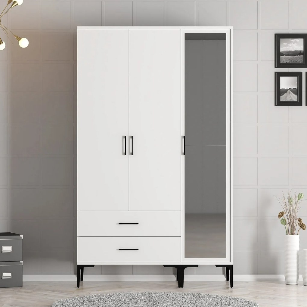 Ruhásszekrény Kiara RT (fehér). 1088485