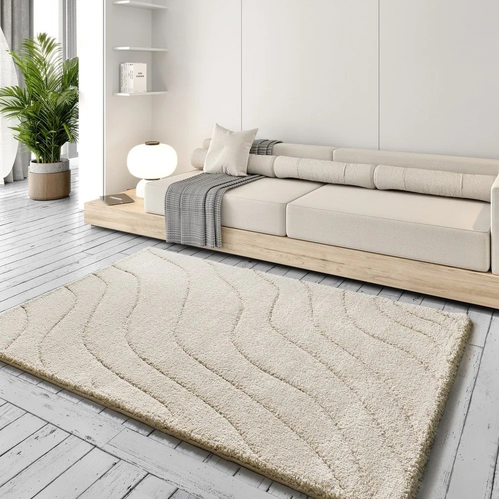 Krémszínű szőnyeg 80x150 cm Molier – Universal