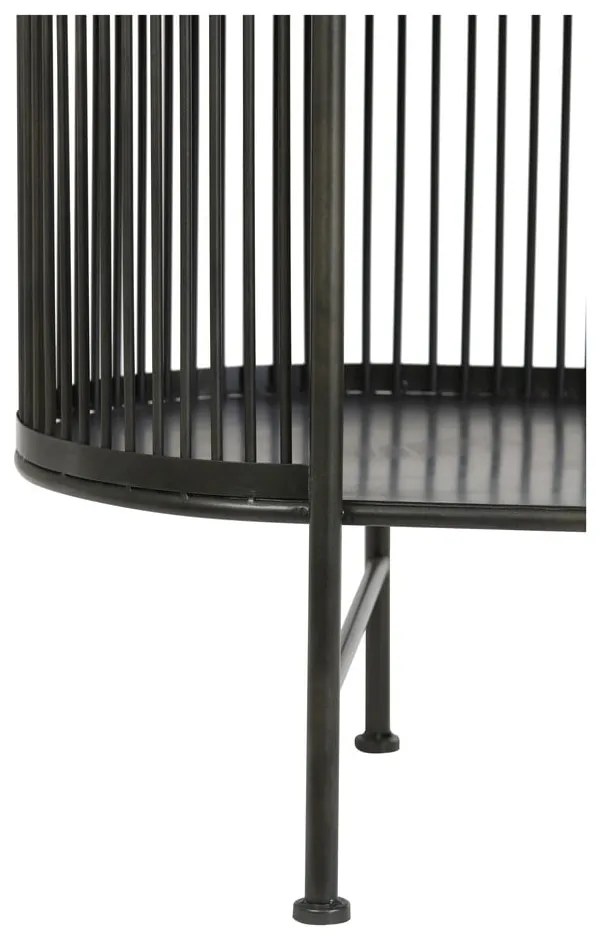 Fekete fém alacsony komód 149x80 cm Yinthe - Light &amp; Living