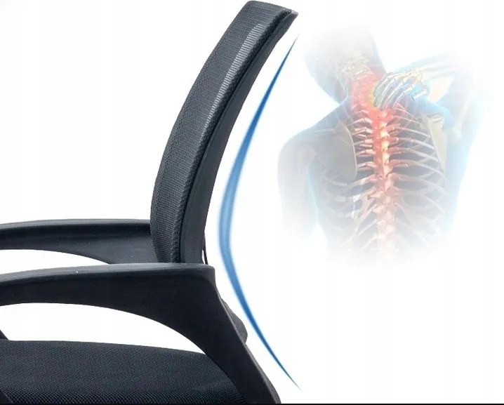 Fekete irodai szék JETTA