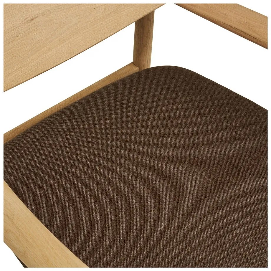 Barna fotel lábtartóval Olvera – House Nordic