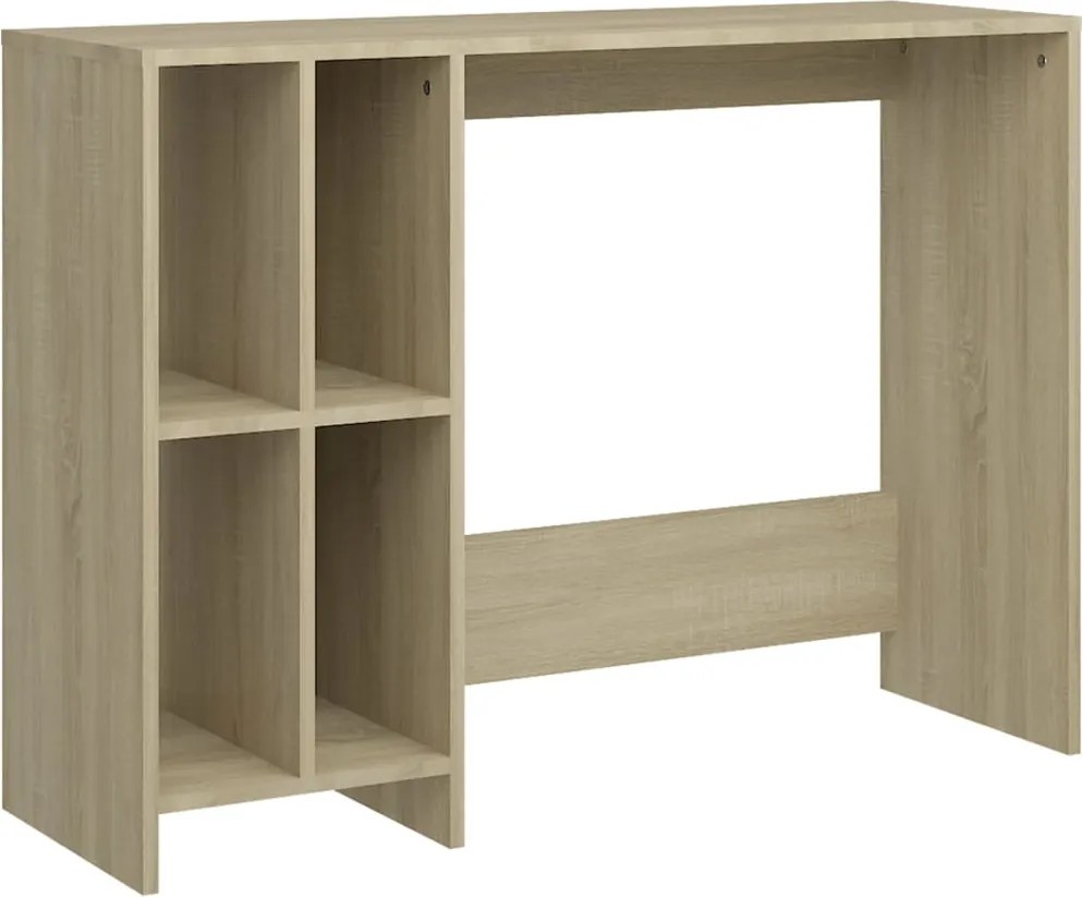vidaXL sonoma tölgy színű szerelt fa laptopasztal 102,5 x 35 x 75 cm