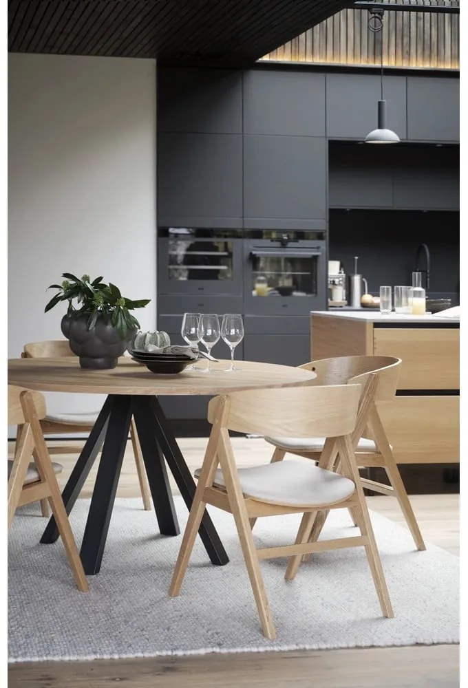 Natúr színű étkezőszék szett 2 db-os Waterton - Rowico