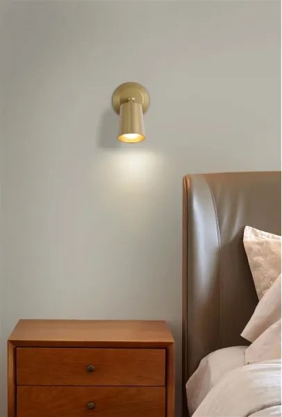 Searchlight 23340GO - LED, dimmelhető, újratölthető fali lámpa CONE LED/1,5W/5V arany