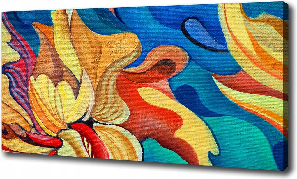 Vászonkép Absztrakt virág 100x70 cm