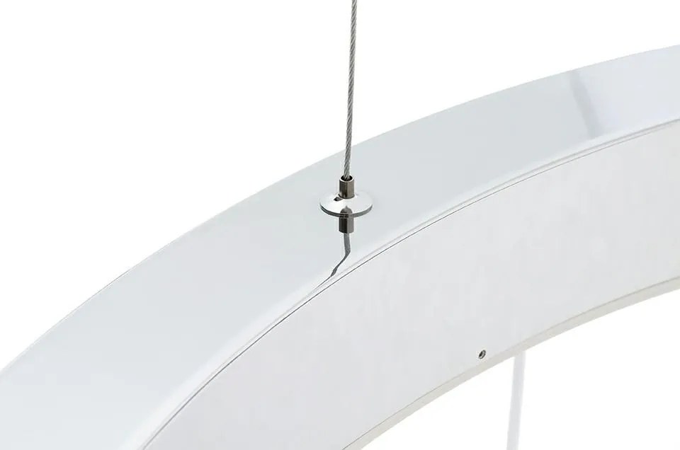 KING HOME JD8169-100SILVER RING Modern Led Függesztett Lámpa Ezüst LED IP20