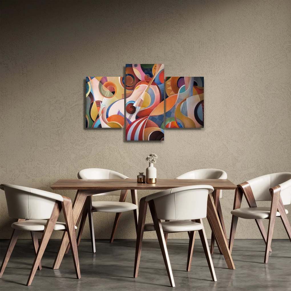 Kép - Zenei absztrakt (90x60 cm)
