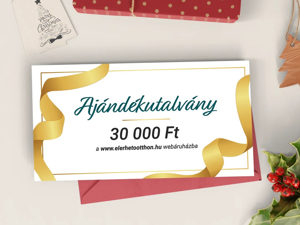 Ajándékutalvány 30 000 Ft Utalvány típusa: Elektronikus