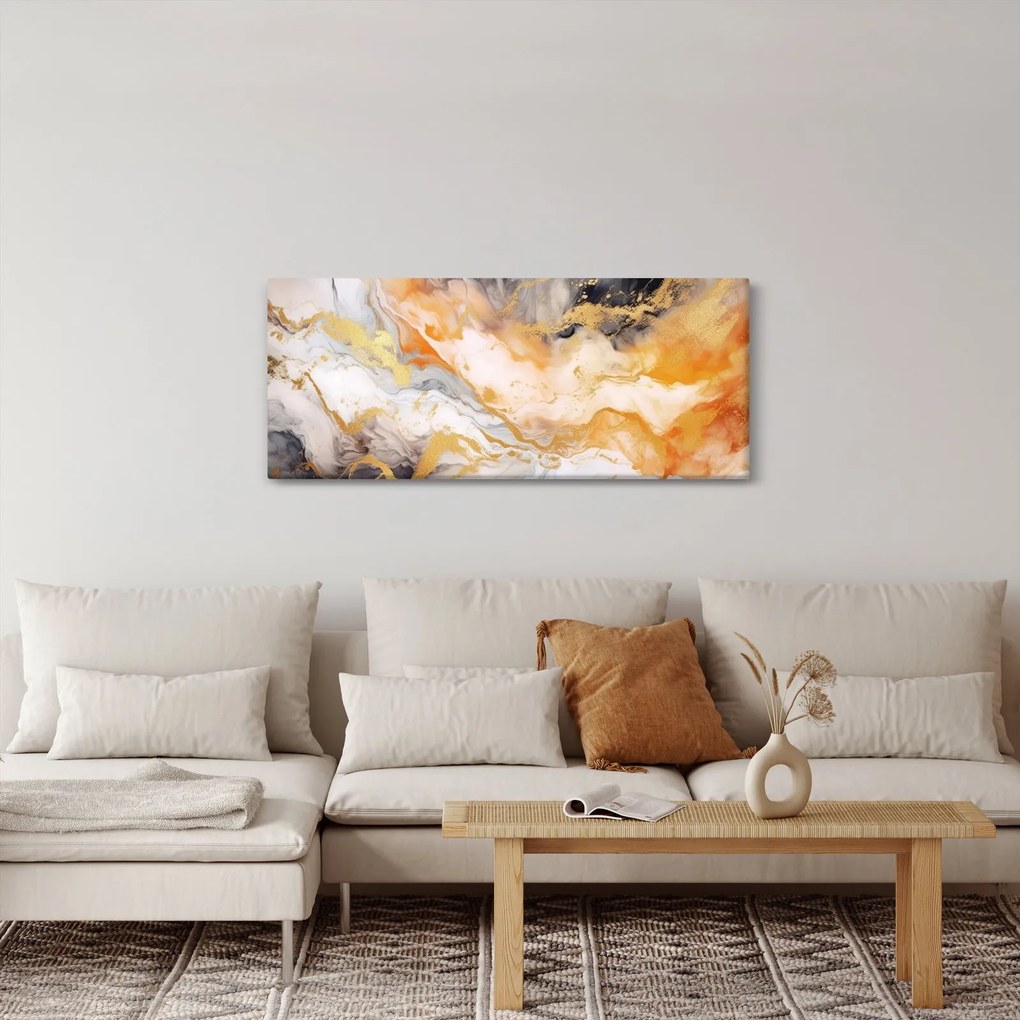 Kép - Márványozott háttér (120x50 cm)