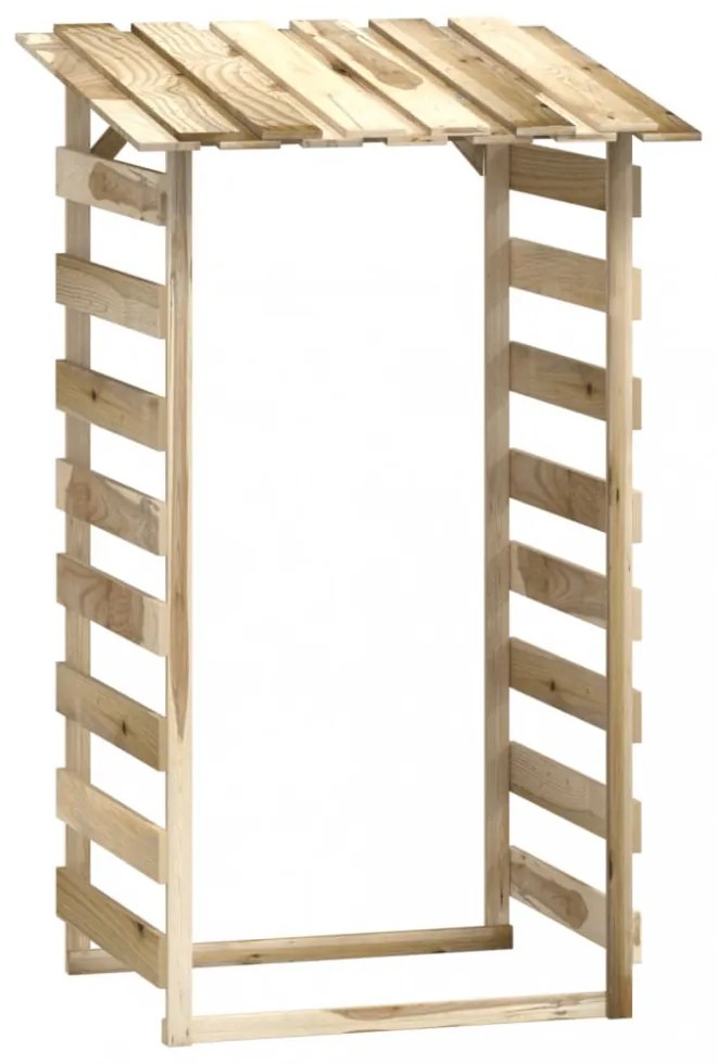 4 db impregnált fenyőfa pergola tetővel 100 x 90 x 200 cm
