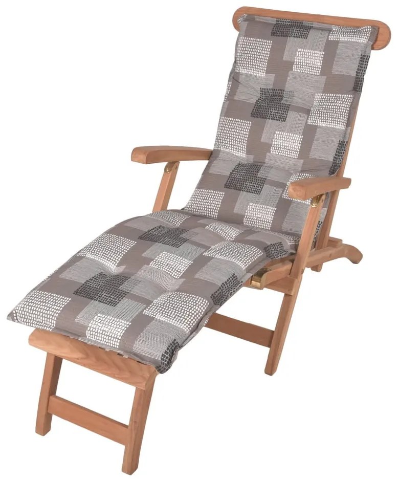 Szürke kerti székpárna napozóágyra 52x170 cm Stoke – Sun Garden