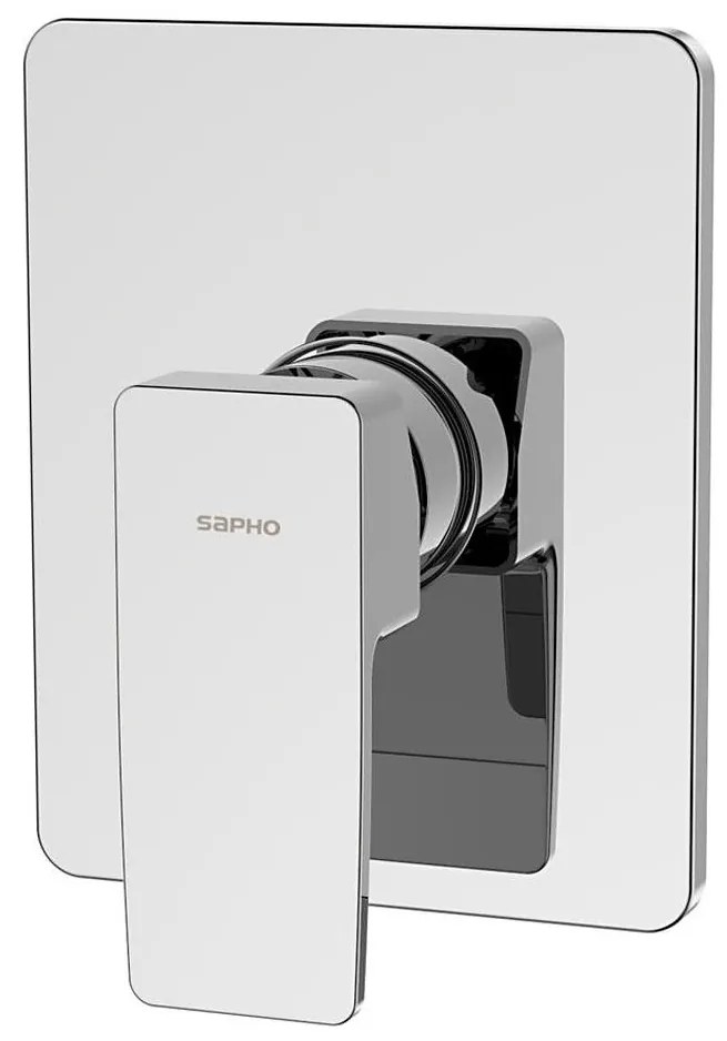 Sapho - TURSI falba süllyeszthető zuhanycsaptelep, fényes króm