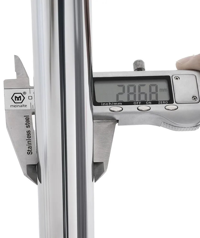 IRENE ruhatartó állvány kerekekkel, max. 130kg, 150x45x160cm, ezüst SongmicsHome