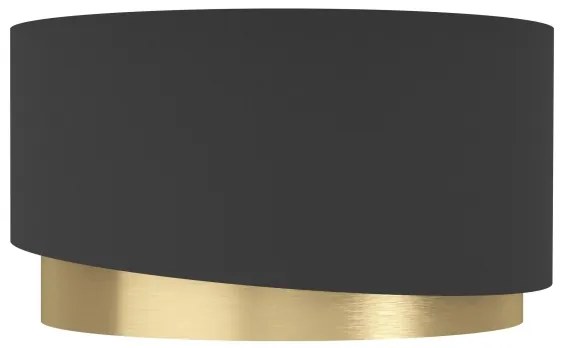 Eglo 39924 - Mennyezeti lámpa MANDERLINE 1xE27/40W/230V fekete/arany