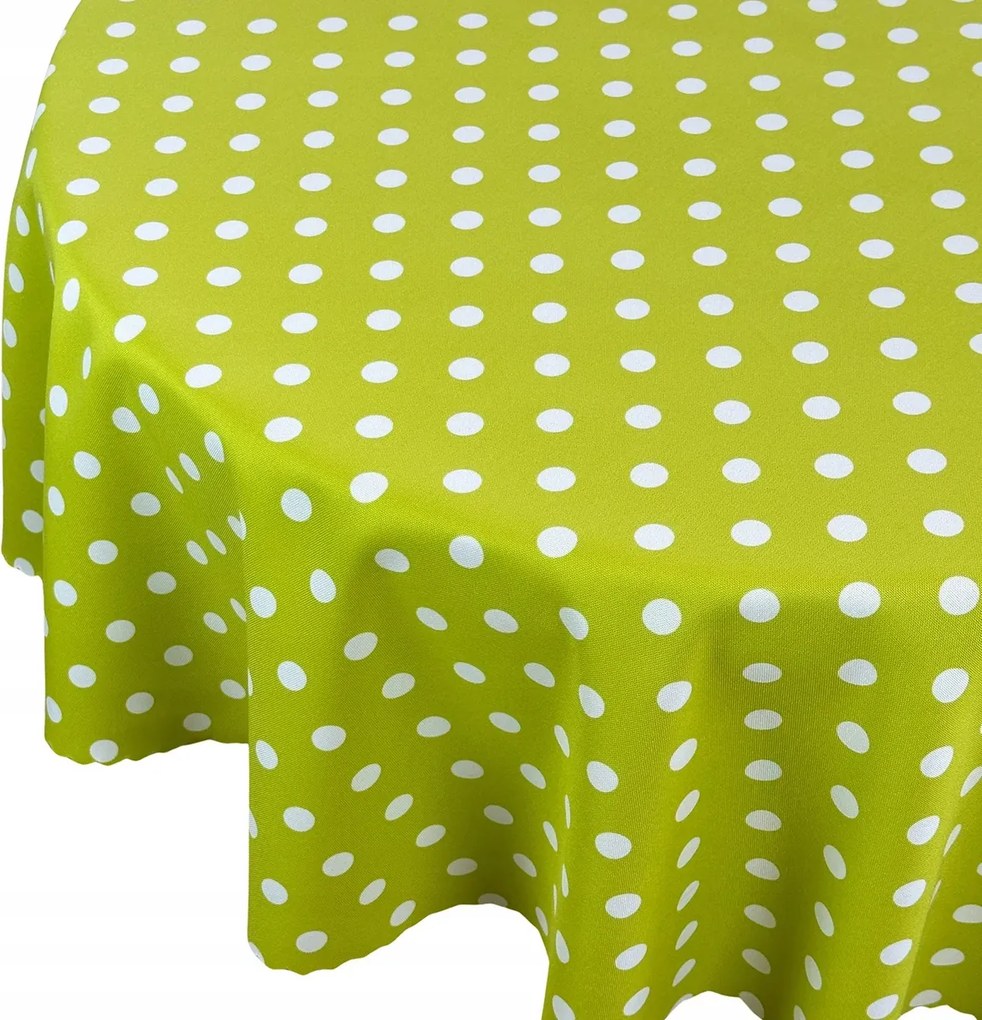 Abrosz Foltálló Pöttyös Zöld Kör Átmérő 100 cm