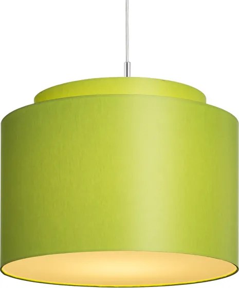 RENDL DOUBLE 40/30 lámpabúra Chintz lime/fehér PVC max. 23W