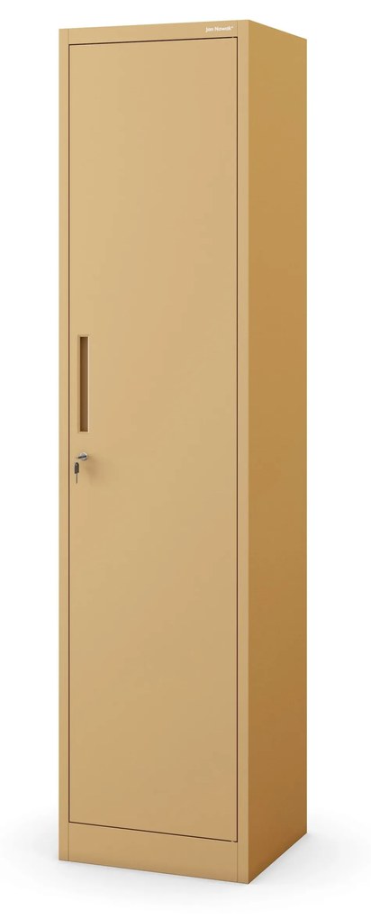 Irodai irattartó szekrény ALEX, 450 x 1850 x 400 mm, Fresh Style: bézs